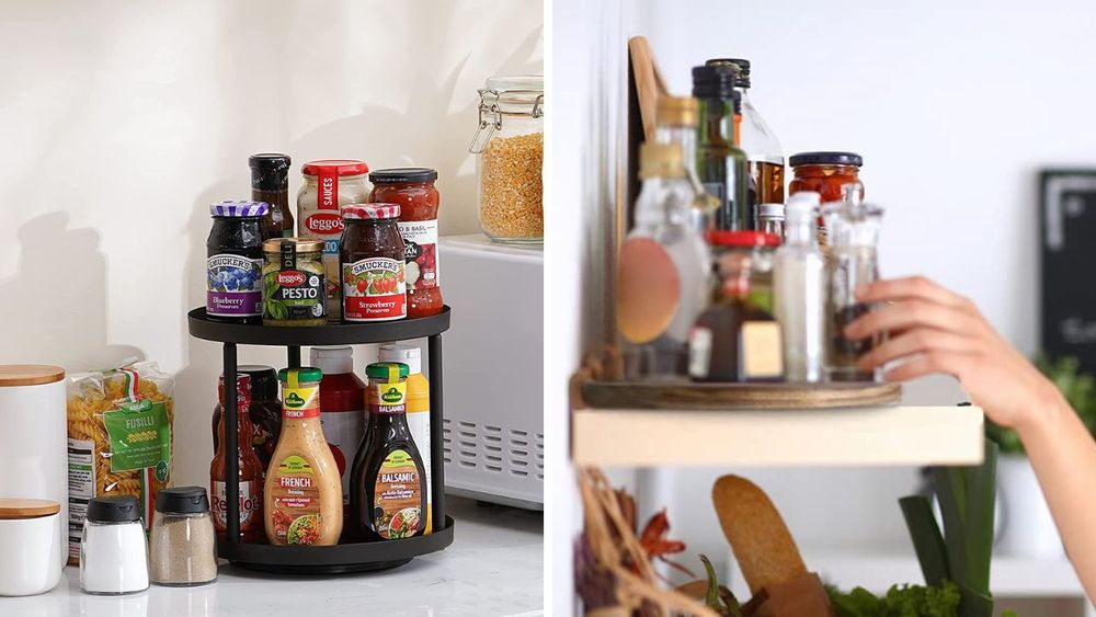 7 Lazy Susan Spice Rack Organizers To Keep Your Kitchen In Order   Rack 