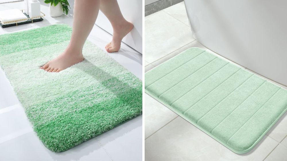 9 Green Bathroom Rugs That Will Instantly Level Up Your Home Decor