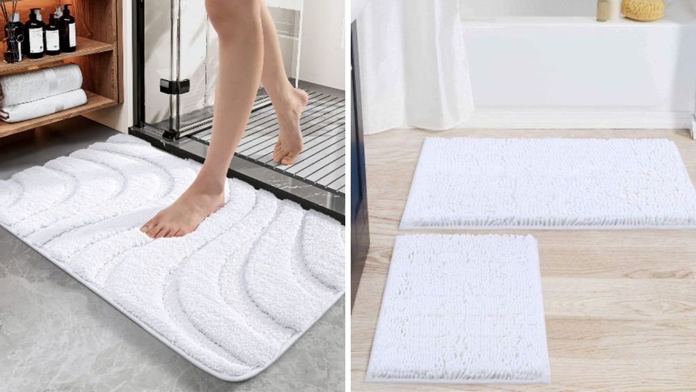 8 White Bathroom Rugs That Will Send Your Style Game Soaring