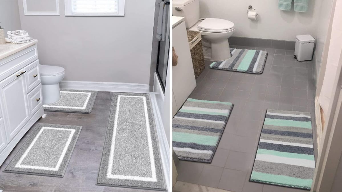 3 Piece Bathroom Rug Set Reviews Stylize Your Bathroom