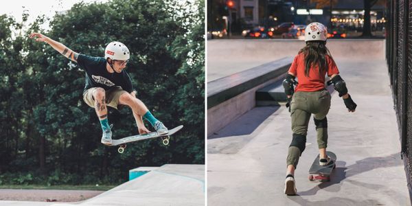 Skateboard helmets