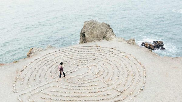 Meditation bench